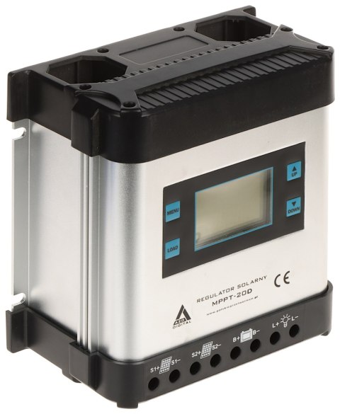 REGULATOR SOLARNY ŁADOWANIA AKUMULATORÓW SCC-20A-MPPT-LCD AZO Digital REGULATOR SOLARNY ŁADOWANIA AKUMULATORÓW SCC-20A-MPPT-LCD AZO Digital