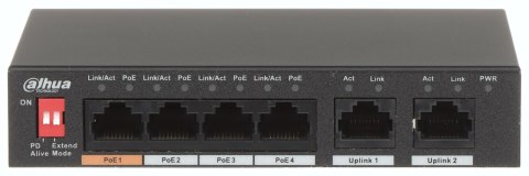 SWITCH POE PFS3006-4ET-60-V2 4-PORTOWY DAHUA SWITCH POE PFS3006-4ET-60-V2 4-PORTOWY DAHUA