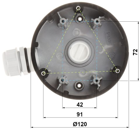 UCHWYT KAMERY DS-1280ZJ-DM46 Hikvision UCHWYT KAMERY DS-1280ZJ-DM46 Hikvision