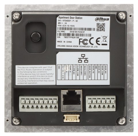 WIDEODOMOFON VTO4202F-P-S2 DAHUA WIDEODOMOFON VTO4202F-P-S2 DAHUA