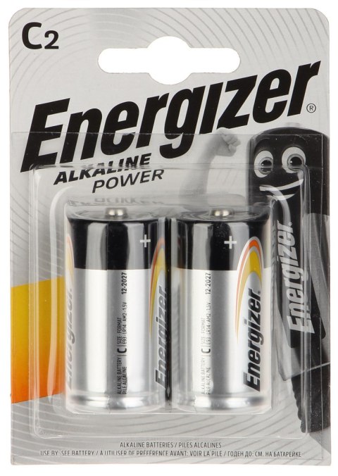 BATERIA ALKALICZNA BAT-LR14*P2 1.5 V LR14 (C) ENERGIZER BATERIA ALKALICZNA BAT-LR14*P2 1.5 V LR14 (C) ENERGIZER