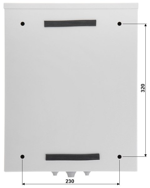 HERMETYCZNA SZAFA RACK WISZĄCA R10-6U/230/H HERMETYCZNA SZAFA RACK WISZĄCA R10-6U/230/H