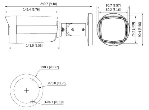KAMERA AHD, HD-CVI, HD-TVI, PAL HAC-HFW1500TH-I8-0360B-S2 5 Mpx 3.6 mm DAHUA KAMERA AHD, HD-CVI, HD-TVI, PAL HAC-HFW1500TH-I8-0360B-S2 5 Mpx 3.6 mm DAHUA