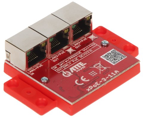 SWITCH POE / EXTENDER XPOE-3-11A 3-PORTOWY ATTE SWITCH POE / EXTENDER XPOE-3-11A 3-PORTOWY ATTE