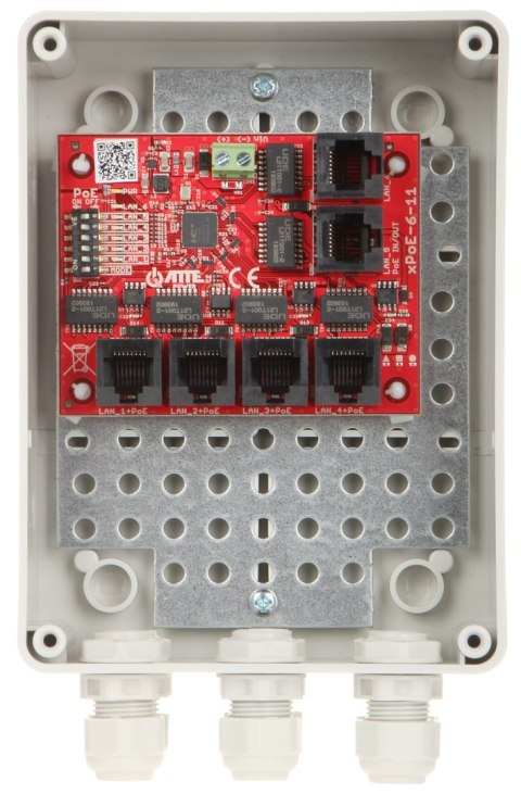 SWITCH POE XPOE-6-11-S2 5-PORTOWY ATTE SWITCH POE XPOE-6-11-S2 5-PORTOWY ATTE