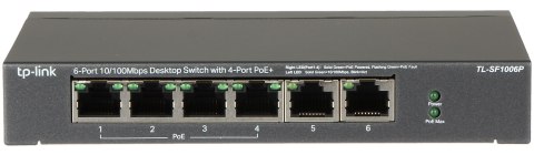 SWITCH POE TL-SF1006P 6-PORTOWY TP-LINK SWITCH POE TL-SF1006P 6-PORTOWY TP-LINK