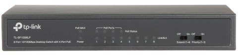 SWITCH POE TL-SF1008LP 8-PORTOWY TP-LINK SWITCH POE TL-SF1008LP 8-PORTOWY TP-LINK