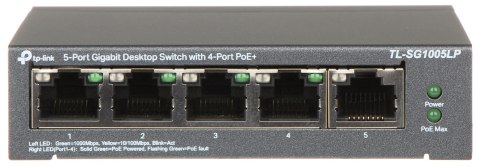 SWITCH POE TL-SG1005LP 5-PORTOWY TP-LINK SWITCH POE TL-SG1005LP 5-PORTOWY TP-LINK