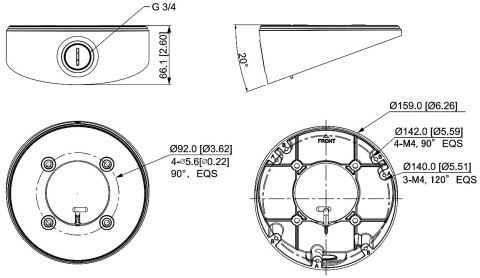 UCHWYT KAMERY PFA133-E DAHUA UCHWYT KAMERY PFA133-E DAHUA