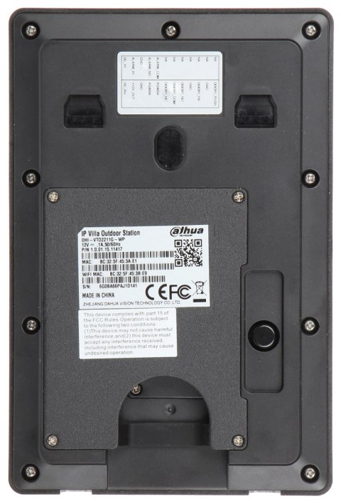 WIDEODOMOFON BEZPRZEWODOWY VTO2211G-WP Wi-Fi / IP DAHUA WIDEODOMOFON BEZPRZEWODOWY VTO2211G-WP Wi-Fi / IP DAHUA
