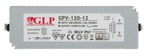 ZASILACZ IMPULSOWY 12V/10A/GPV ZASILACZ IMPULSOWY 12V/10A/GPV