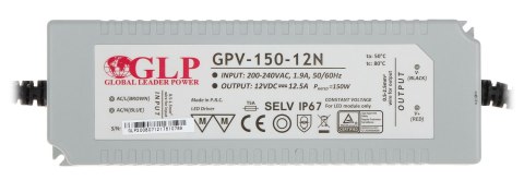 ZASILACZ IMPULSOWY 12V/12.5A/GPV ZASILACZ IMPULSOWY 12V/12.5A/GPV