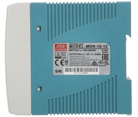 ZASILACZ IMPULSOWY MDR-10-12 ZASILACZ IMPULSOWY MDR-10-12