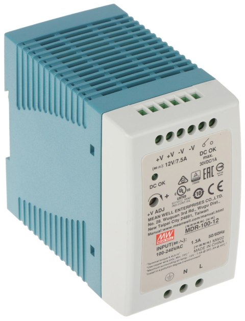 ZASILACZ IMPULSOWY MDR-100-12 ZASILACZ IMPULSOWY MDR-100-12