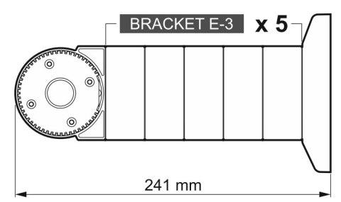 DYSTANS DLA MODUŁOWEGO UCHWYTU DO CZUJEK RUCHU BRACKET-E-3-GY SATEL DYSTANS DLA MODUŁOWEGO UCHWYTU DO CZUJEK RUCHU BRACKET-E-3-GY SATEL
