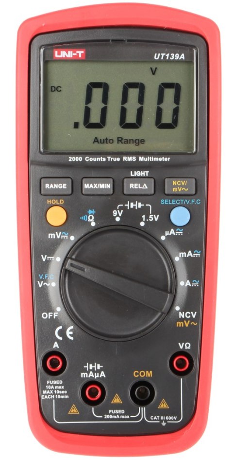 MIERNIK UNIWERSALNY UT-139A UNI-T MIERNIK UNIWERSALNY UT-139A UNI-T