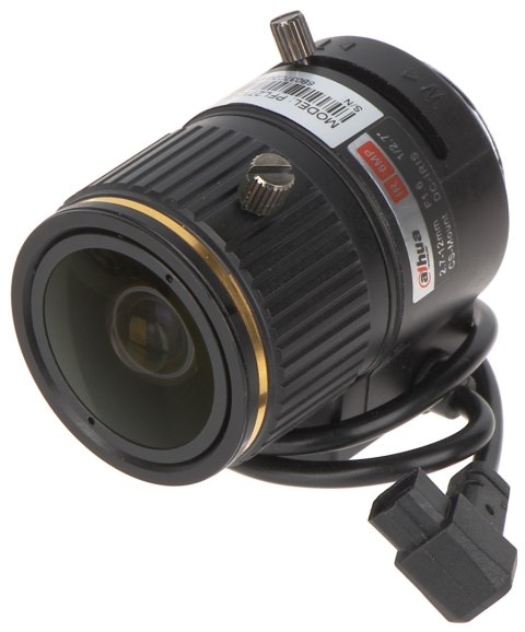OBIEKTYW ZOOM IR MEGA-PIXEL PFL2712-E6D 2.7 ... 12 mm DC DAHUA OBIEKTYW ZOOM IR MEGA-PIXEL PFL2712-E6D 2.7 ... 12 mm DC DAHUA