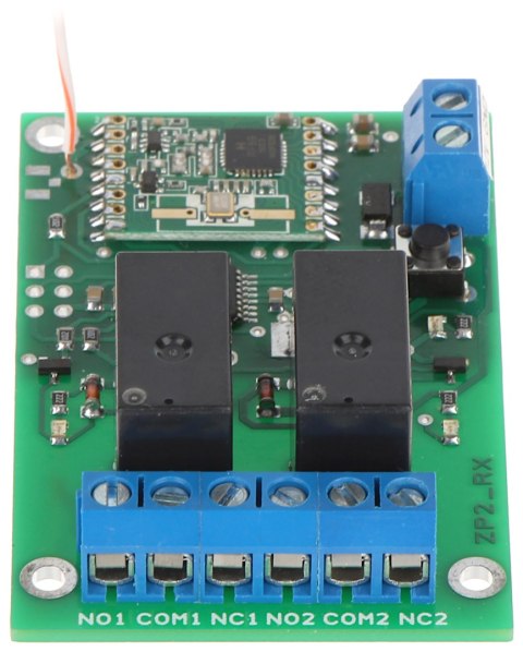 ODBIORNIK SYSTEMU BEZPRZEWODOWEGO ZP-2/RX ODBIORNIK SYSTEMU BEZPRZEWODOWEGO ZP-2/RX