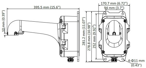 UCHWYT KAMERY DS-1604ZJ-BOX Hikvision UCHWYT KAMERY DS-1604ZJ-BOX Hikvision