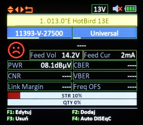 UNIWERSALNY MIERNIK TSC-1270 DVB-T/T2 DVB-S/S2 DVB-C/C2 UNIWERSALNY MIERNIK TSC-1270 DVB-T/T2 DVB-S/S2 DVB-C/C2
