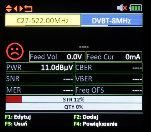 UNIWERSALNY MIERNIK TSC-1270 DVB-T/T2 DVB-S/S2 DVB-C/C2 UNIWERSALNY MIERNIK TSC-1270 DVB-T/T2 DVB-S/S2 DVB-C/C2