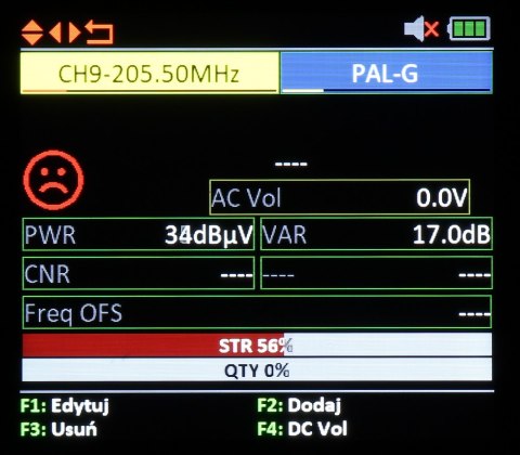 UNIWERSALNY MIERNIK TSC-1270 DVB-T/T2 DVB-S/S2 DVB-C/C2 UNIWERSALNY MIERNIK TSC-1270 DVB-T/T2 DVB-S/S2 DVB-C/C2