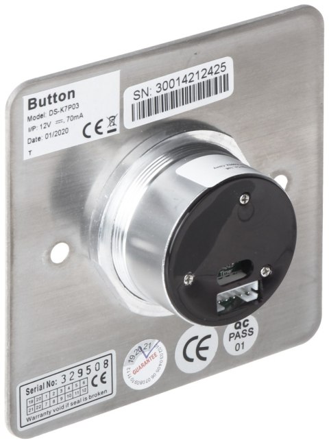 BEZDOTYKOWY PRZYCISK OTWARCIA DRZWI DS-K7P03 Hikvision BEZDOTYKOWY PRZYCISK OTWARCIA DRZWI DS-K7P03 Hikvision