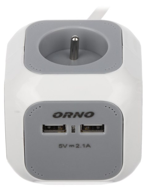 LISTWA ZASILAJĄCA OR-AE-13144 (4 GNIAZDA + 2 USB) ORNO LISTWA ZASILAJĄCA OR-AE-13144 (4 GNIAZDA + 2 USB) ORNO