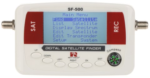MIERNIK SATELITARNY SF-500 DVB-S/S2 MIERNIK SATELITARNY SF-500 DVB-S/S2