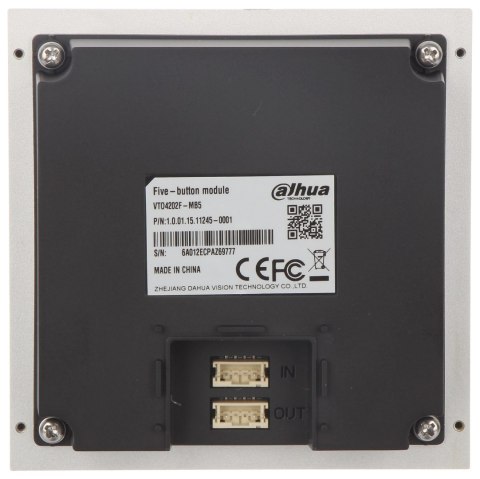 MODUŁ KLAWIATURY VTO4202F-MB5 DO MODUŁU VTO4202F-P DAHUA MODUŁ KLAWIATURY VTO4202F-MB5 DO MODUŁU VTO4202F-P DAHUA