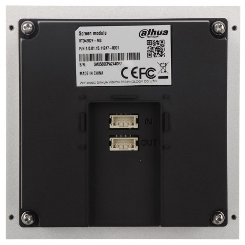 MODUŁ WYŚWIETLACZA VTO4202F-MS DO MODUŁU VTO4202F-P DAHUA MODUŁ WYŚWIETLACZA VTO4202F-MS DO MODUŁU VTO4202F-P DAHUA