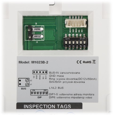 PANEL WEWNĘTRZNY M1023B-2 VIDOS PANEL WEWNĘTRZNY M1023B-2 VIDOS