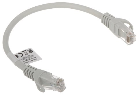 PATCHCORD RJ45/6/0.25-GREY 0.25 m Lanberg PATCHCORD RJ45/6/0.25-GREY 0.25 m Lanberg