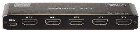 ROZGAŁĘŹNIK HDMI-SP-1/4-2.0 ROZGAŁĘŹNIK HDMI-SP-1/4-2.0