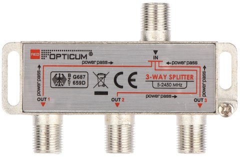 ROZGAŁĘŹNIK RI-3/1F-SAT-OPTI OPTICUM ROZGAŁĘŹNIK RI-3/1F-SAT-OPTI OPTICUM