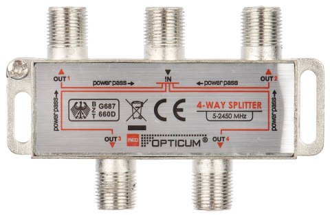 ROZGAŁĘŹNIK RI-4/1F-SAT-OPTI OPTICUM ROZGAŁĘŹNIK RI-4/1F-SAT-OPTI OPTICUM