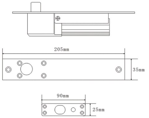 RYGIEL ELEKTROMAGNETYCZNY ASF802 REWERSYJNY DAHUA RYGIEL ELEKTROMAGNETYCZNY ASF802 REWERSYJNY DAHUA