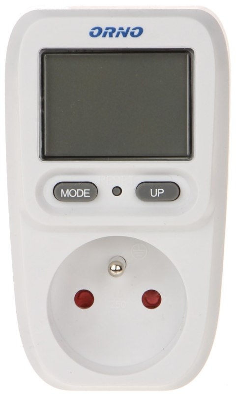 WATOMIERZ, KALKULATOR ENERGII Z WYŚWIETLACZEM LCD OR-WAT-419 ORNO WATOMIERZ, KALKULATOR ENERGII Z WYŚWIETLACZEM LCD OR-WAT-419 ORNO