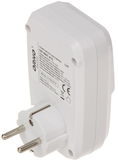 WATOMIERZ, KALKULATOR ENERGII Z WYŚWIETLACZEM LCD OR-WAT-419 ORNO WATOMIERZ, KALKULATOR ENERGII Z WYŚWIETLACZEM LCD OR-WAT-419 ORNO