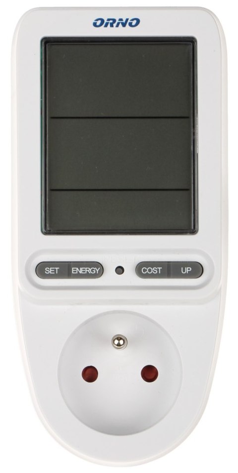 WATOMIERZ, KALKULATOR ENERGII Z WYŚWIETLACZEM LCD OR-WAT-435 ORNO WATOMIERZ, KALKULATOR ENERGII Z WYŚWIETLACZEM LCD OR-WAT-435 ORNO