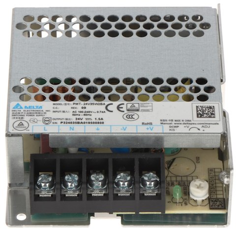 ZASILACZ IMPULSOWY PMT-24V35W2BA Delta Electronics ZASILACZ IMPULSOWY PMT-24V35W2BA Delta Electronics