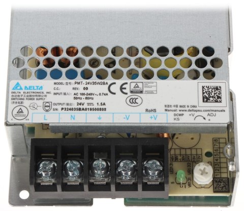 ZASILACZ IMPULSOWY PMT-24V35W2BA Delta Electronics ZASILACZ IMPULSOWY PMT-24V35W2BA Delta Electronics