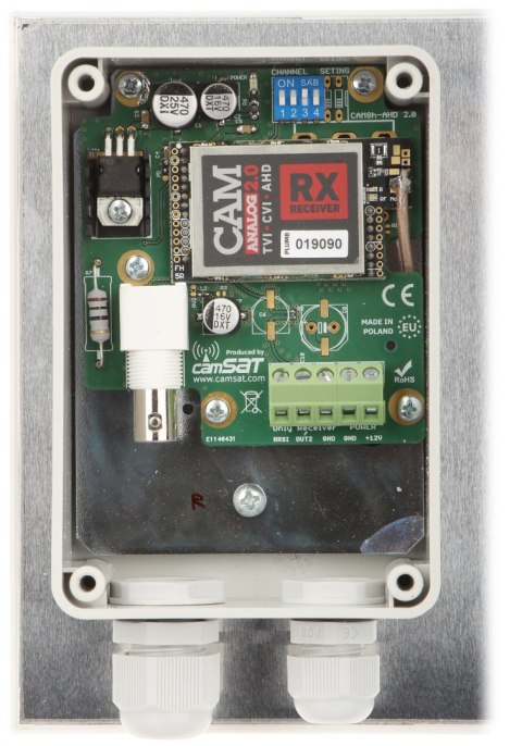 ZESTAW DO TRANSMISJI BEZPRZEWODOWEJ 5.8 GHz CAM-ANALOG-2.0 KOMPLET TXRX ZESTAW DO TRANSMISJI BEZPRZEWODOWEJ 5.8 GHz CAM-ANALOG-2.0 KOMPLET TXRX