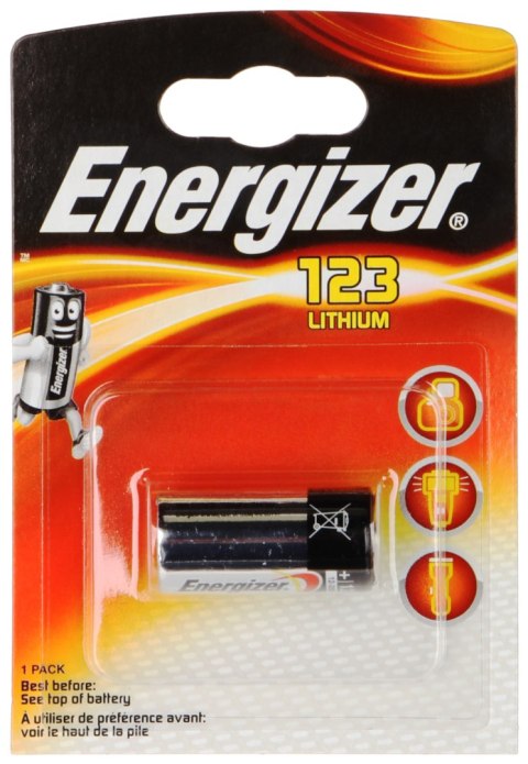 BATERIA LITOWA BAT-CR123A/E 3 V CR123A ENERGIZER BATERIA LITOWA BAT-CR123A/E 3 V CR123A ENERGIZER