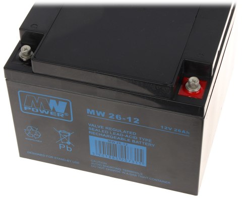 AKUMULATOR 12V/26AH-MW AKUMULATOR 12V/26AH-MW