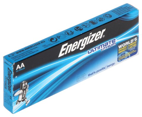 BATERIA LITOWA BAT-AA-LITHIUM/E*P10 1.5 V L91 / FR6 (AA) ENERGIZER BATERIA LITOWA BAT-AA-LITHIUM/E*P10 1.5 V L91 / FR6 (AA) ENERGIZER