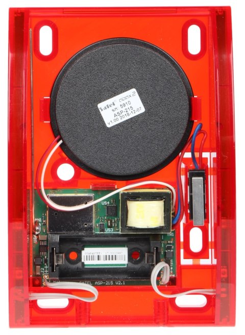 BEZPRZEWODOWY SYGNALIZATOR WEWNĘTRZNY ASP-215-R (Indoor Siren R) ABAX/ABAX2 SATEL BEZPRZEWODOWY SYGNALIZATOR WEWNĘTRZNY ASP-215-R (Indoor Siren R) ABAX/ABAX2 SATEL