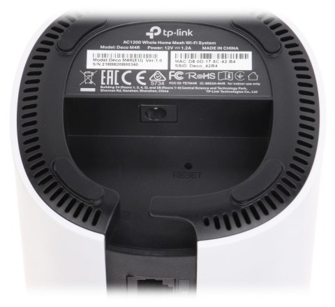 DOMOWY SYSTEM WI-FI DECO-M4(2-PACK) 2.4 GHz, 5 GHz 300 Mb/s + 867 Mb/s TP-LINK DOMOWY SYSTEM WI-FI DECO-M4(2-PACK) 2.4 GHz, 5 GHz 300 Mb/s + 867 Mb/s TP-LINK
