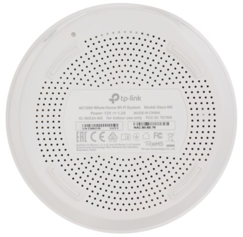 DOMOWY SYSTEM WI-FI DECO-M5(3-PACK) 2.4 GHz, 5 GHz 400 Mb/s + 867 Mb/s TP-LINK DOMOWY SYSTEM WI-FI DECO-M5(3-PACK) 2.4 GHz, 5 GHz 400 Mb/s + 867 Mb/s TP-LINK