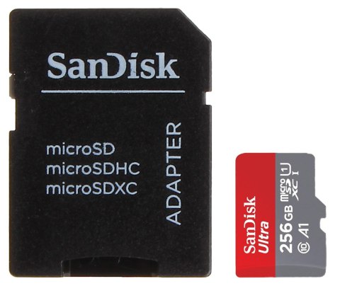 KARTA PAMIĘCI SD-MICRO-10/256-SANDISK microSD UHS-I, SDXC 256 GB SANDISK KARTA PAMIĘCI SD-MICRO-10/256-SANDISK microSD UHS-I, SDXC 256 GB SANDISK